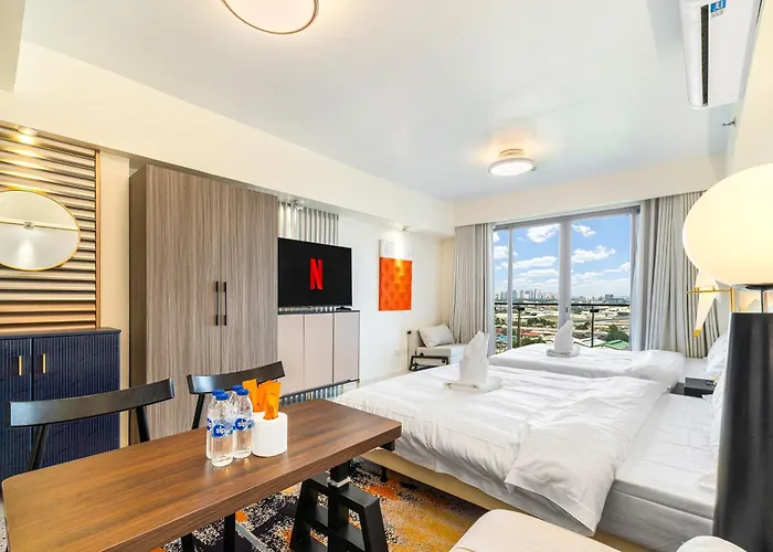 Cozy With Sunset View Near Of Dreams Casino, Naia Airport, Solaire, Okada, Ayala Malls And Moa 4* Manila
