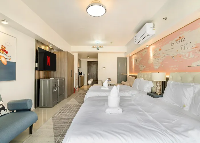 Cozy With Sunset View Near Of Dreams Casino, Naia Airport, Solaire, Okada, Ayala Malls And Moa 4* Manila