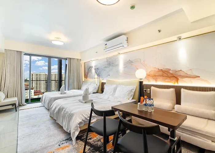 Apartahotel Cozy With Sunset View Near Of Dreams Casino, Naia Airport, Solaire, Okada, Ayala Malls And Moa 4*
